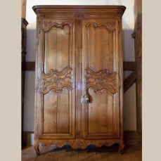 Country French Armoire - Antique